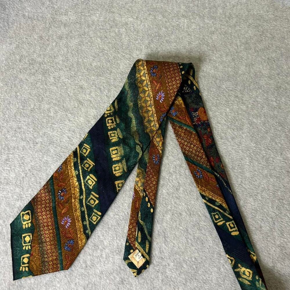 Consenso uomo multicoloured silk tie